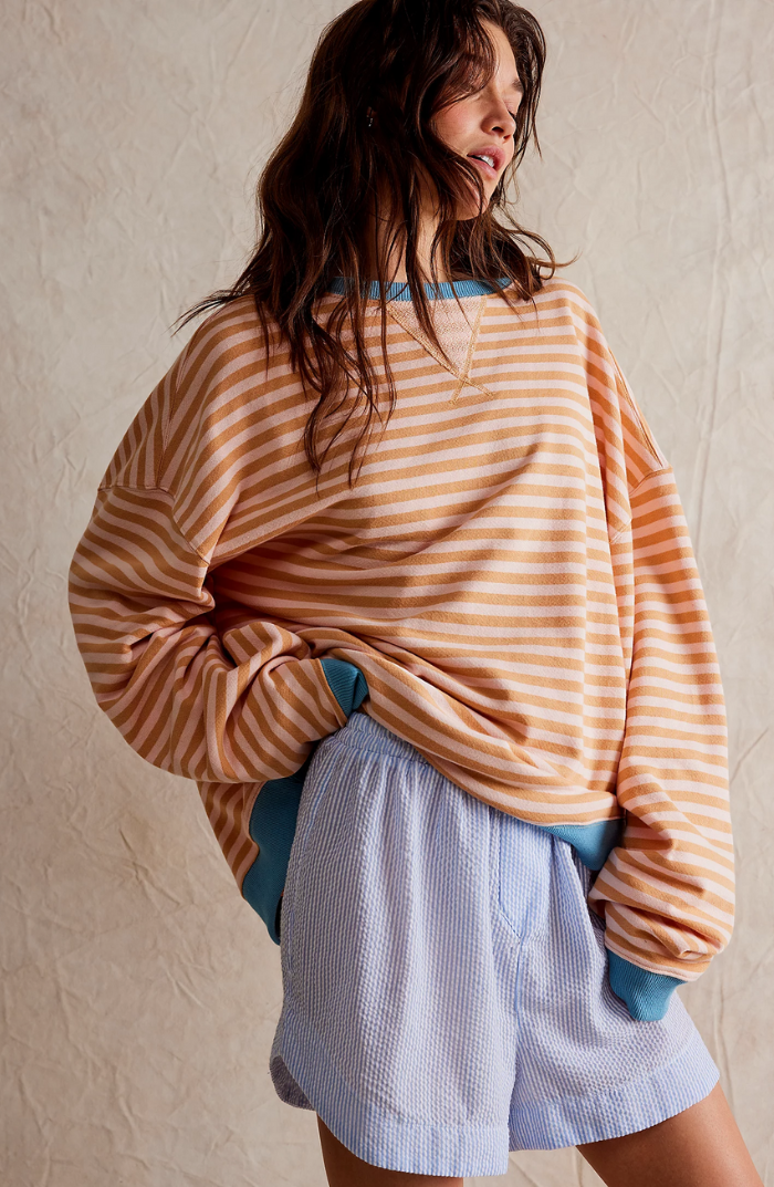 Oversized Striped Jumper