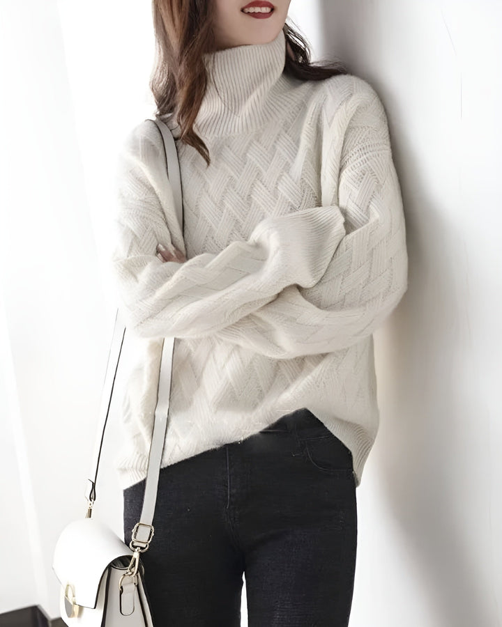 Chic soft turtleneck jumper