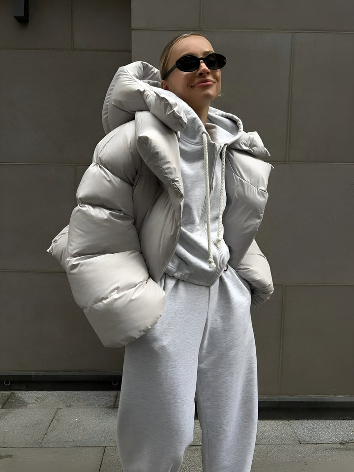 Oversized puffer coat