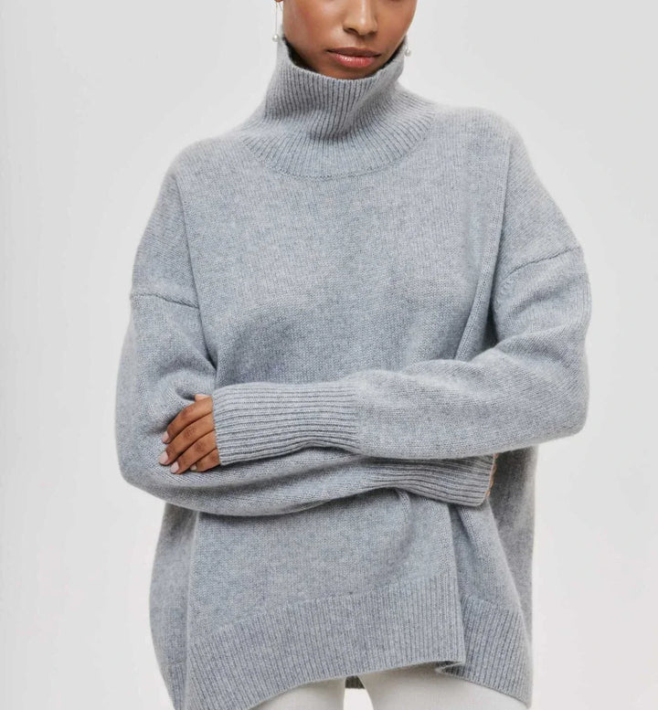 Oversized turtleneck jumper