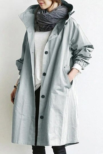 Stylish water-resistant trench coat