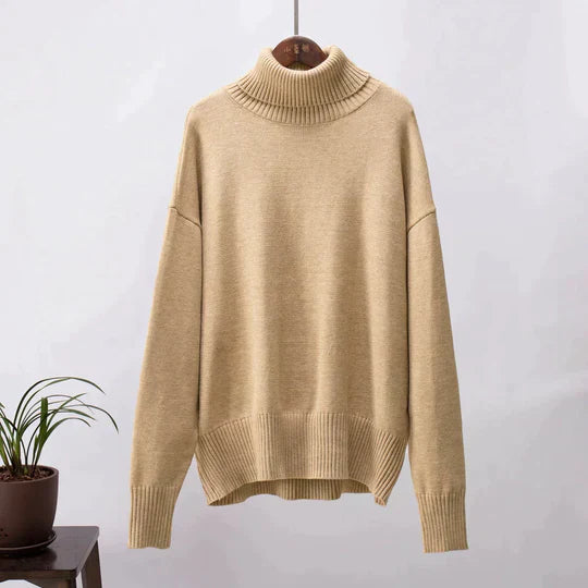 Oversized turtleneck jumper