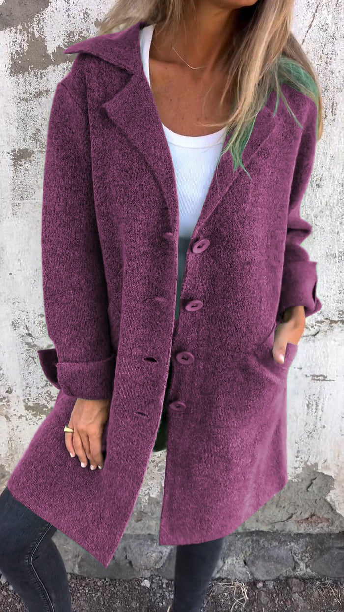 Casual soft long coat