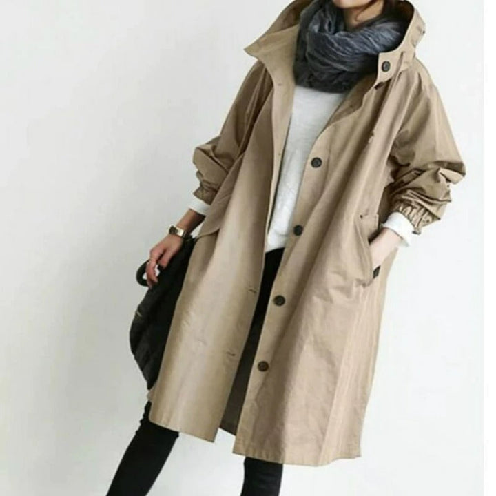 Stylish water-resistant trench coat