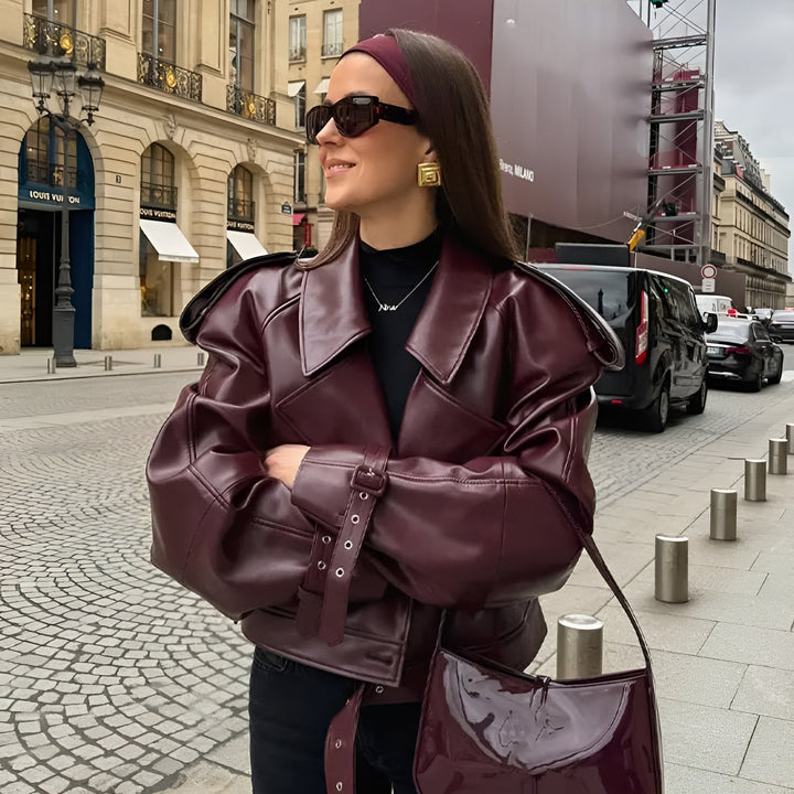 Vintage jacket - BURGUNDY