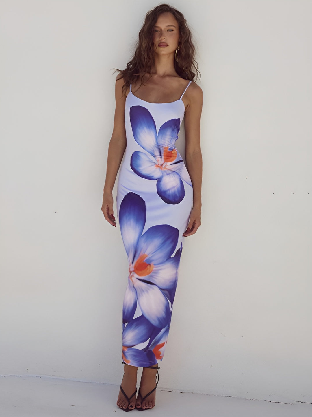 Iris - Floreal Print Long Dress