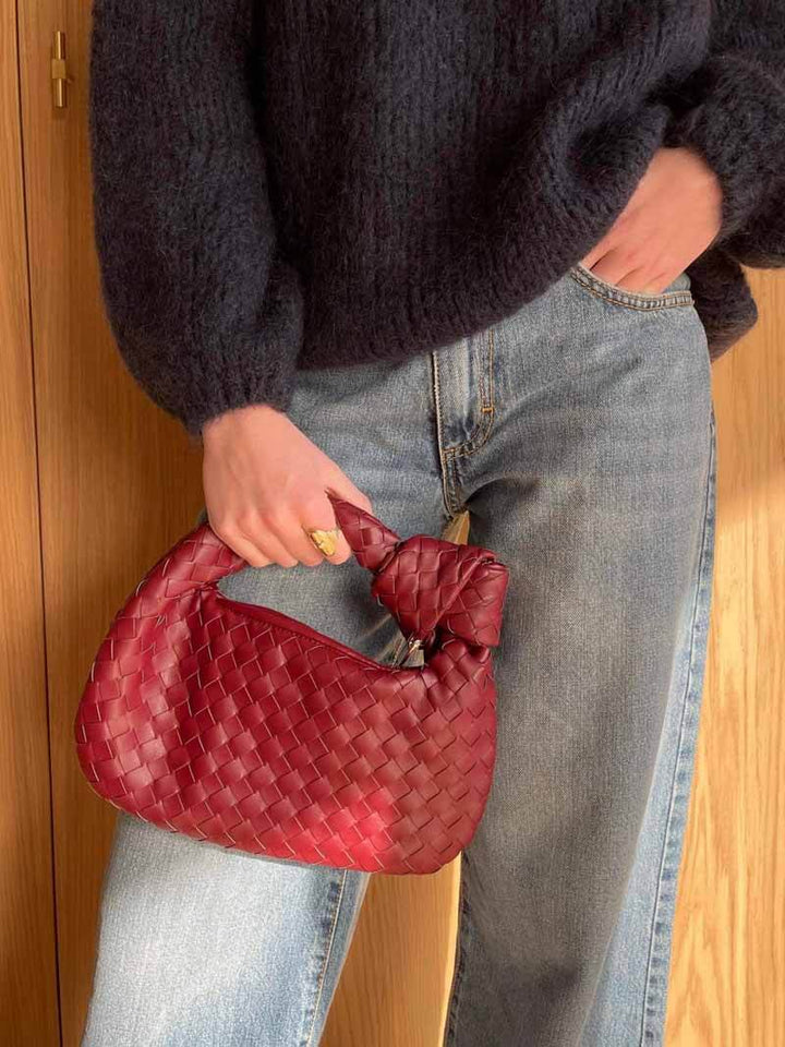 Detailed woven bag