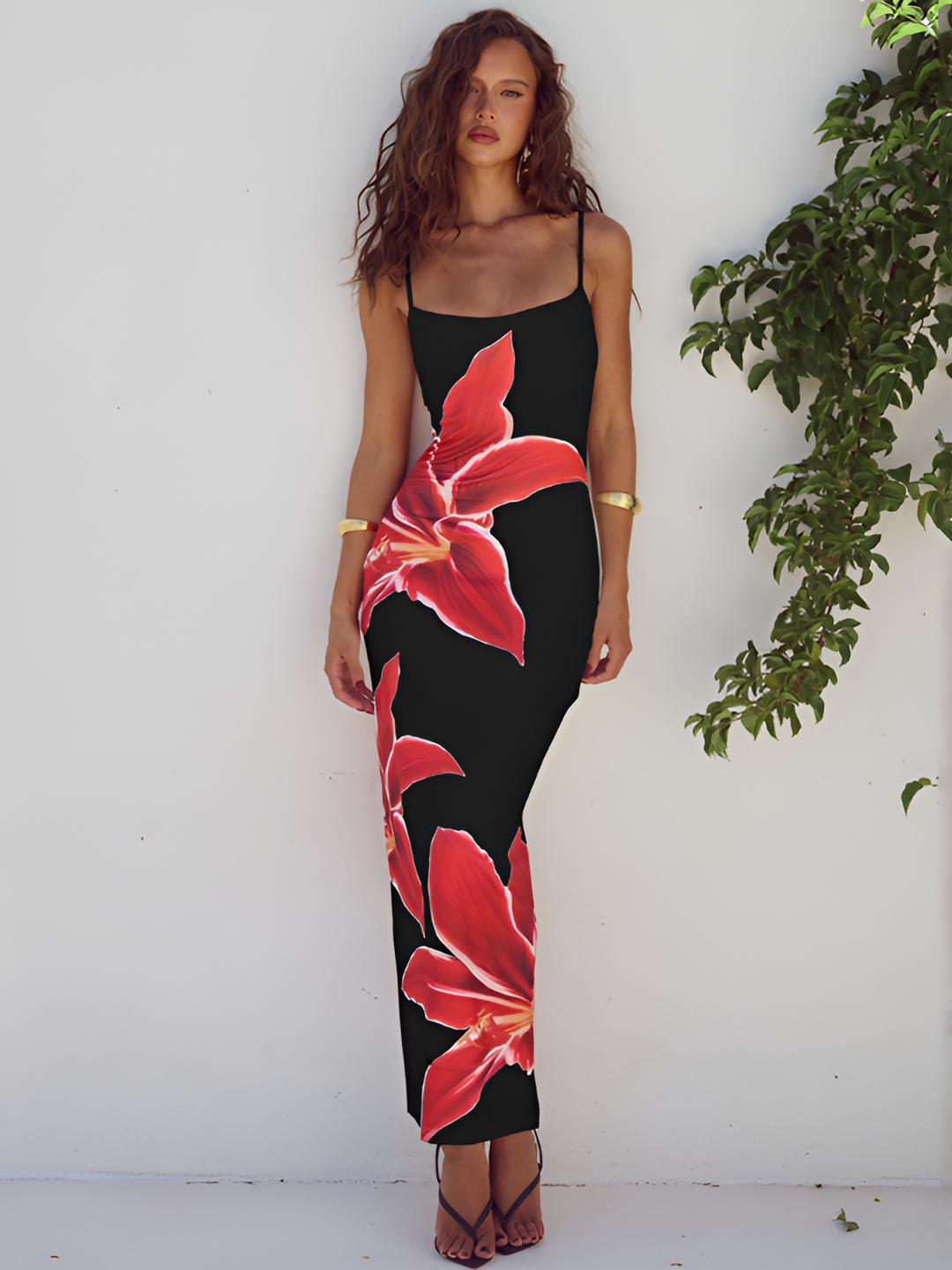 Iris - Floreal Print Long Dress